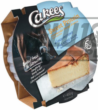 Proteinowy sernik pomarańczowy