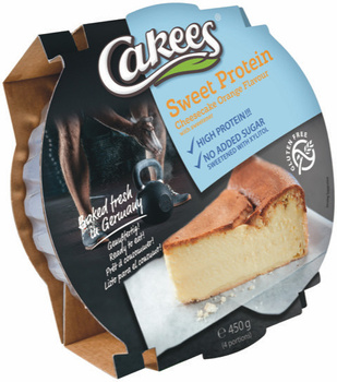 Proteinowy sernik pomarańczowy